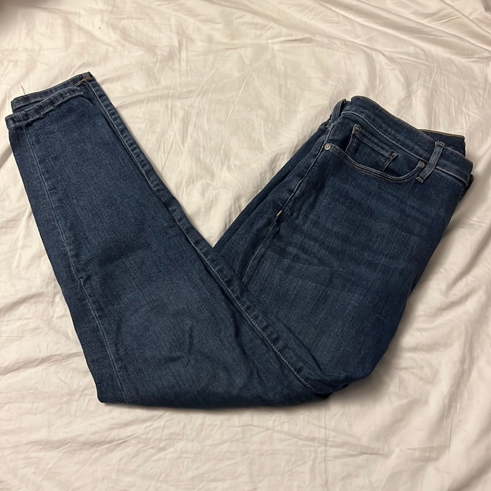 Banana Republic Premium Denim high rise skinny jeans